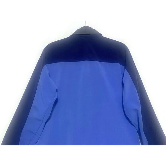 Lands End Full Zip Up Jacket Women's Medium Blue With Side Pockets - Picture 5 of 6